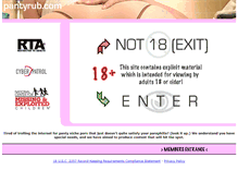 Tablet Screenshot of pantyrub.com